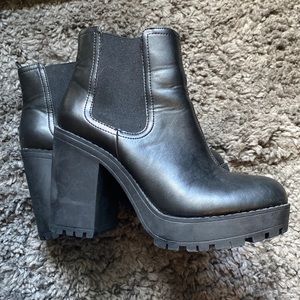 Black Platform Boots